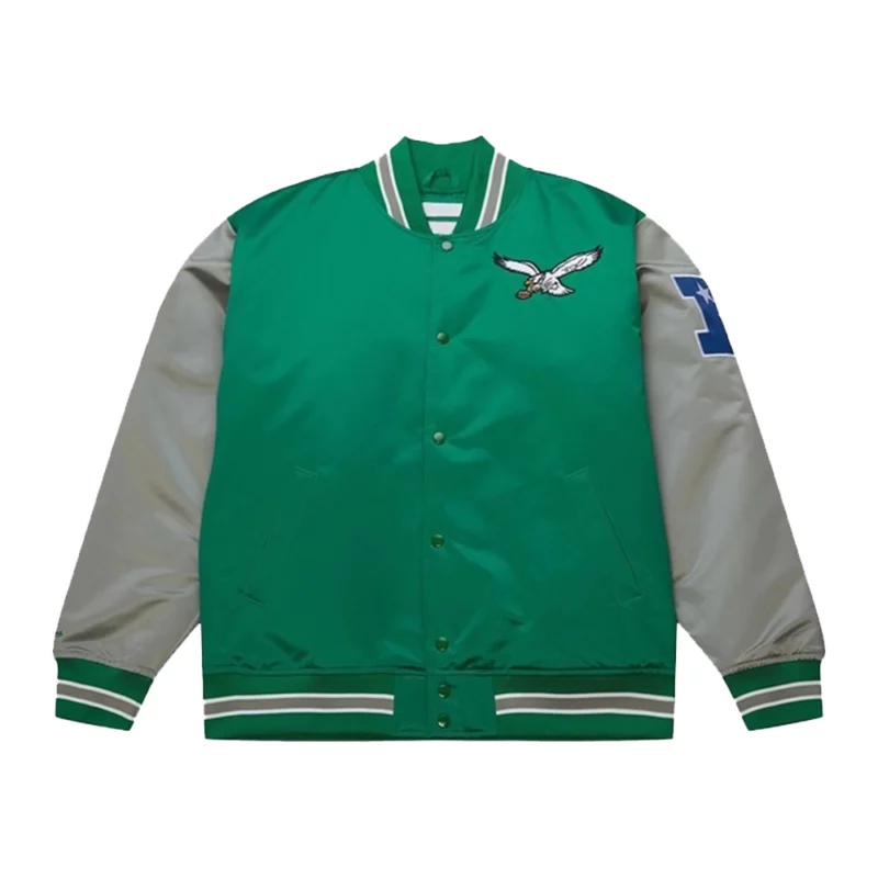 Philadelphia Eagles Primetime Heavyweight Satin Jacket