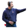 Pullover Chicago Bears Matt Eberflus Blue Sideline Club Hoodie