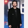 Red One 2024 Premiere Chris Evans Black Coat