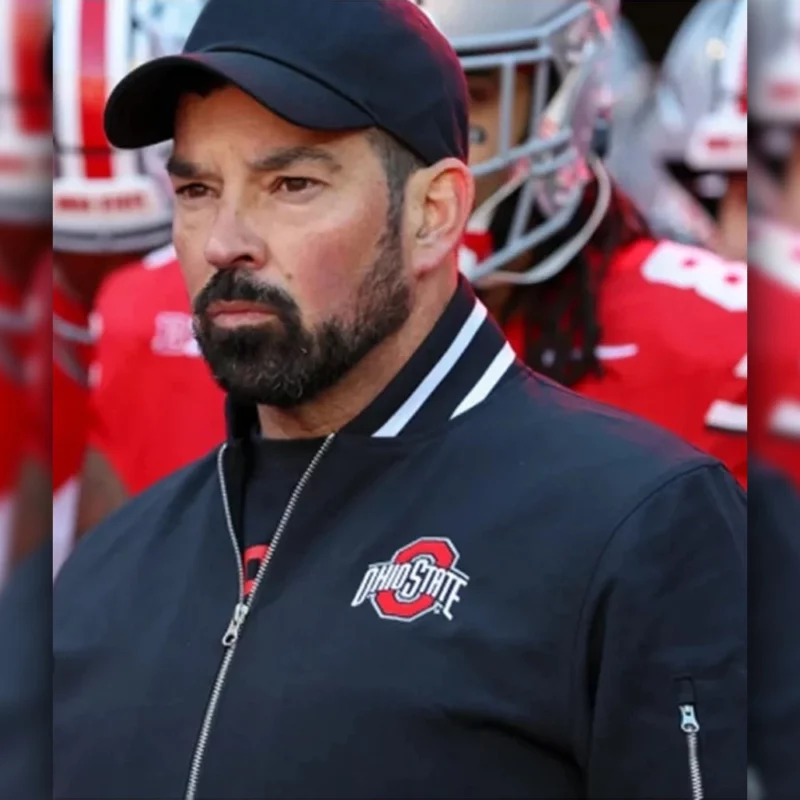 Ryan Day Ohio State Buckeyes Nike Bomber Jacket Black