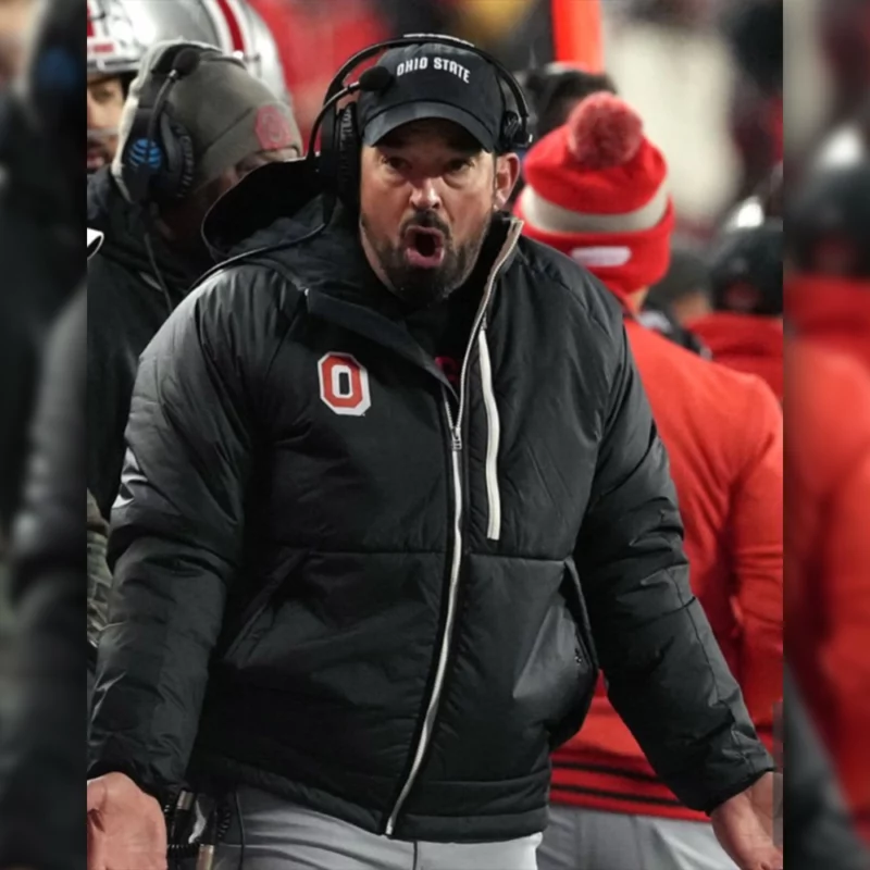Ryan Day Tennessee v Ohio State Black Hooded Jacket