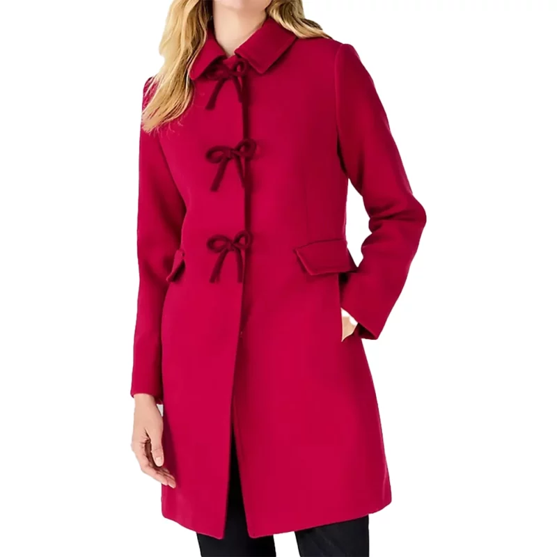 Sugarplummed 2024 Janel Parrish Bow Coat