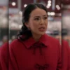 Sugarplummed 2024 Janel Parrish Pink Bow Coat