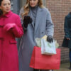 Sugarplummed Maggie Lawson Emily Grey Wool Coat