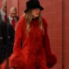 Taylor Swift Chiefs Fur Coat