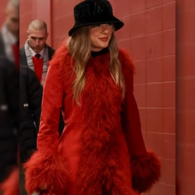 Taylor Swift Chiefs Fur Coat