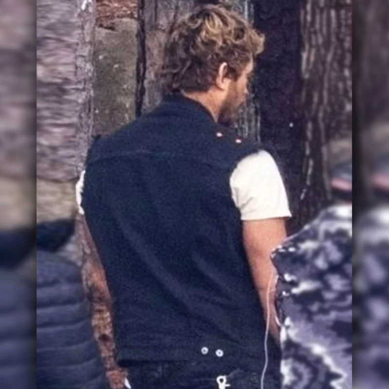 The Electric State Chris Pratt Keats Black Denim Vest