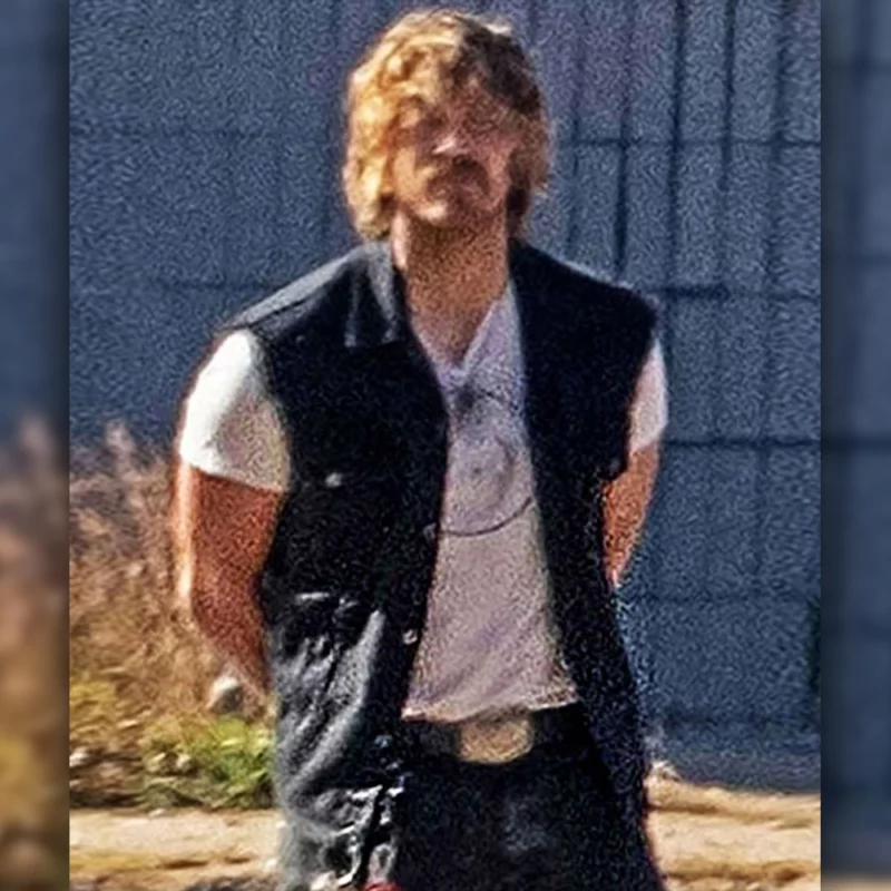 The Electric State Keats Black Denim Vest