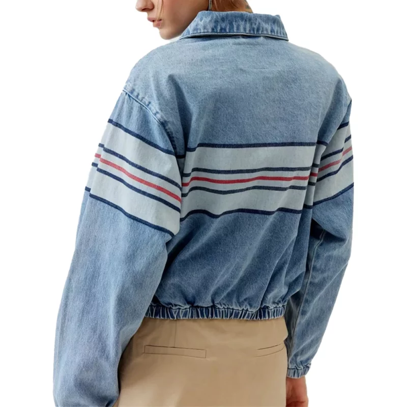 The-Electric-State-Michelle-Millie-Bobby-Brown-Stripe-Denim-Jacket