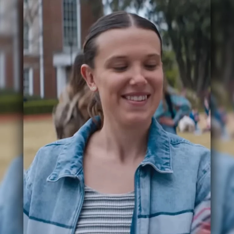 The Electric State Millie Bobby Brown Denim Jacket