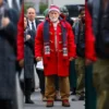 The Man With The Bag Arnold Schwarzenegger Santa Coat