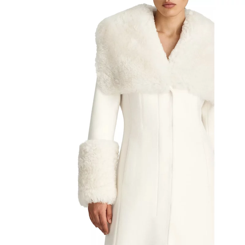 The Today Show 2024 Keltie White Fur Coat