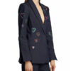 The Today Show 2024 Savannah Guthrie Heart Blue Blazer