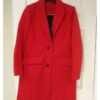 The Today Show Hoda Red Wool Coat