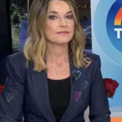 The Today Show Savannah Guthrie Heart Blazer