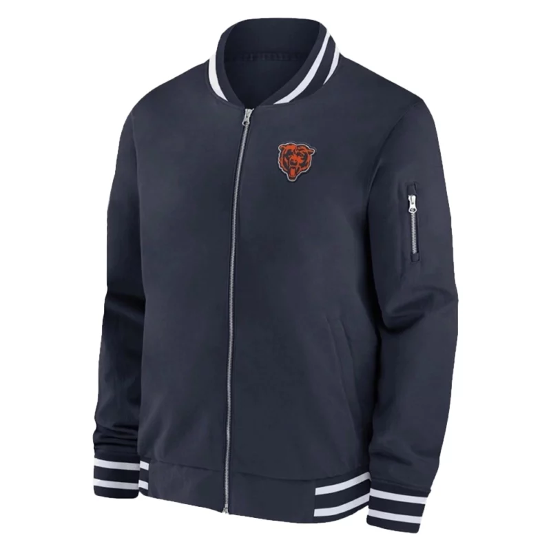 Thomas Brown Chicago Bears Sidline Bomber Jacket