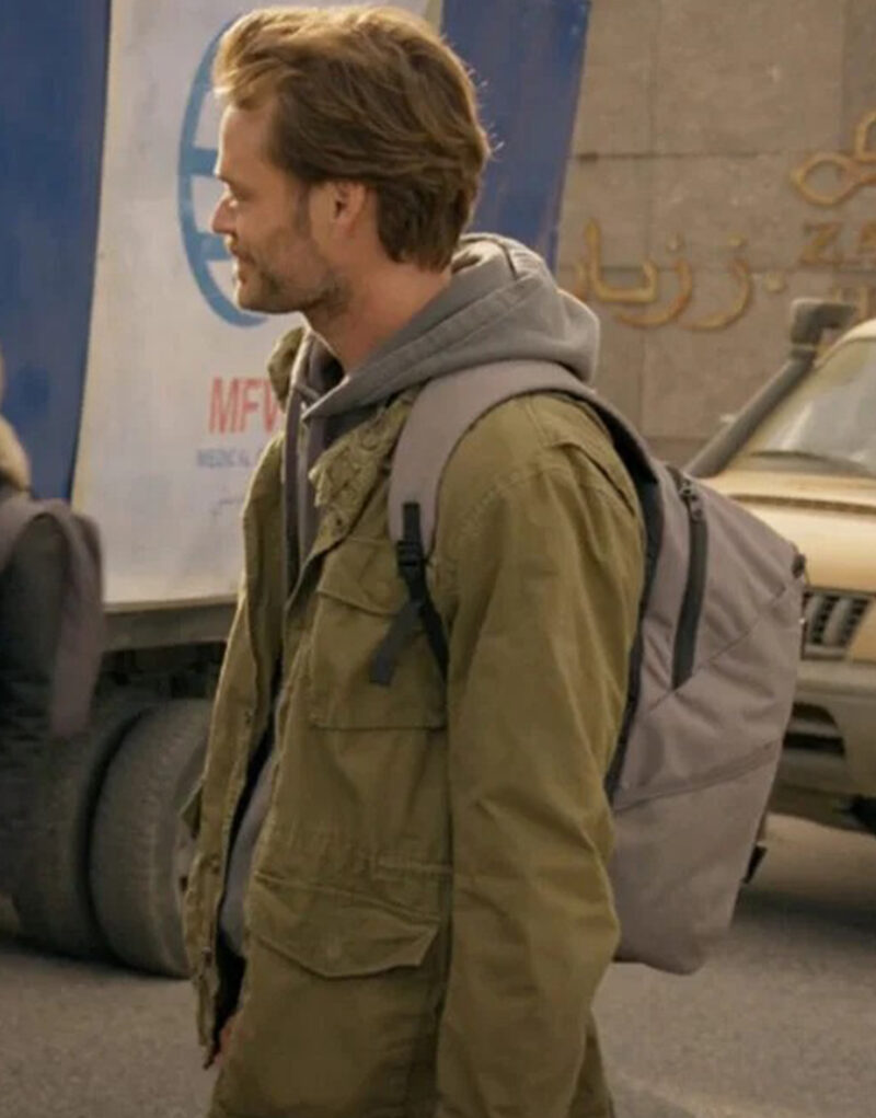Travis Dirty Angels 2025 Christopher Backus Green Hooded Jacket