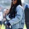 Vikings vs Bear Simone Biles Blue Denim Jacket