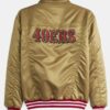 Willy Adames SF 49ers Gold Jacket