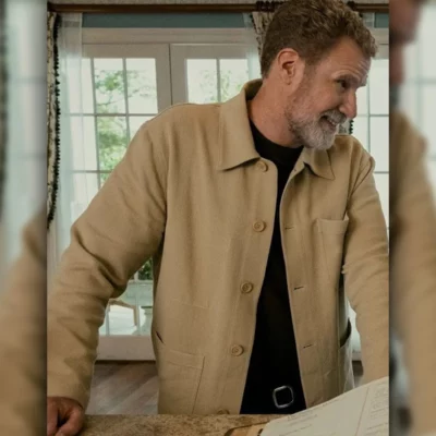 Youre Cordially Invited Will Ferrell Beige Jacket