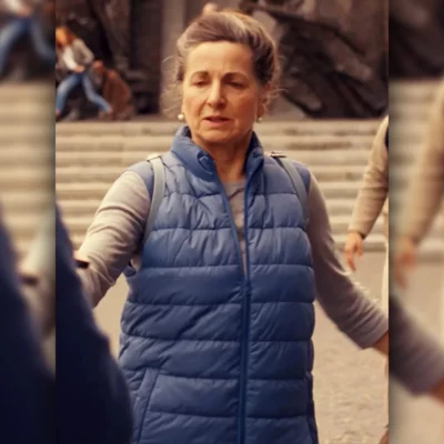 A Real Pain Liza Sadovy Puffer Vest