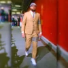 AFC Championship Chiefs vs Bills Travis Kelce Thom Browne Suit