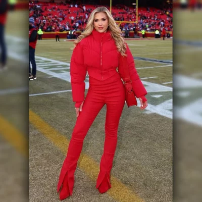 AFC Championship Gracie Hunt Crop Jacket