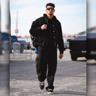 AFC Championship Patrick Mahomes Black Jacket