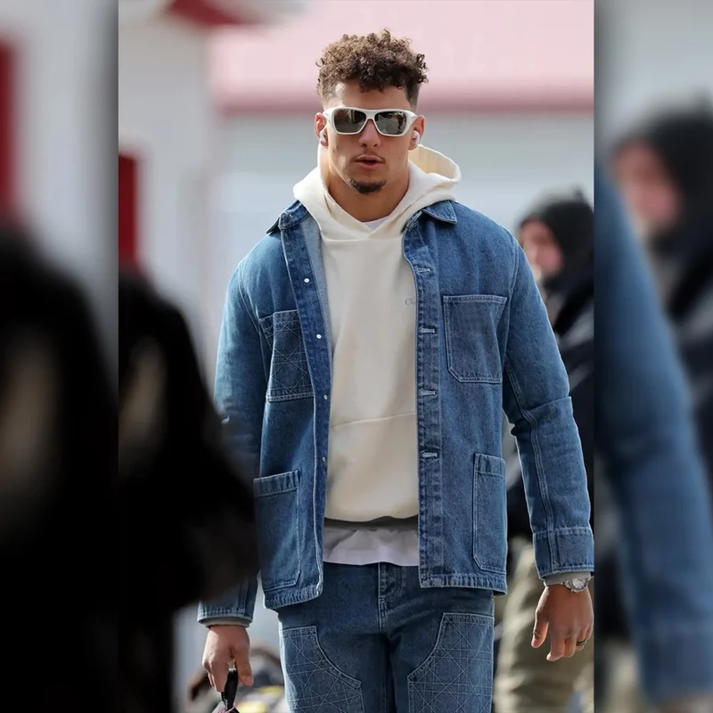 AFC Divisional Playoffs Houston Texans vs Kansas City Chiefs Patrick Mahomes Denim Jacket