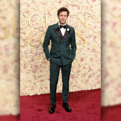 Adam Brody Golden Globe 2025 Suit
