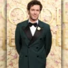 Adam Brody Golden Globe Red Carpet 2025 Green and Black Suit