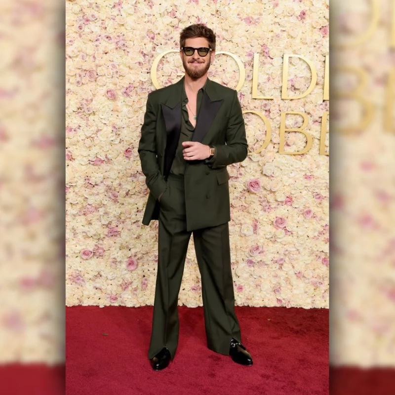 Andrew Garfield Golden Globe Red Carpet 2025 Suit