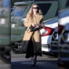 Angelina Jolie Los Feliz Camel Trench Coat