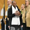 Anthony Mackie 2025 CFP National Championship Black Coat