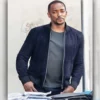 Captain America Sam Wilson Blue Jacket
