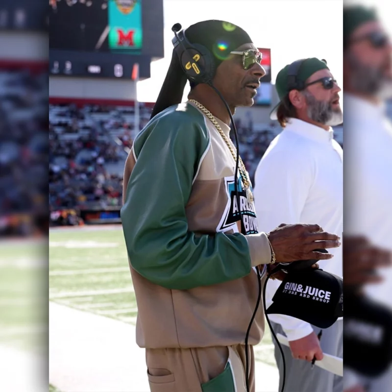 Arizona Bowl Snoop Dogg Beige Green Tracksuit