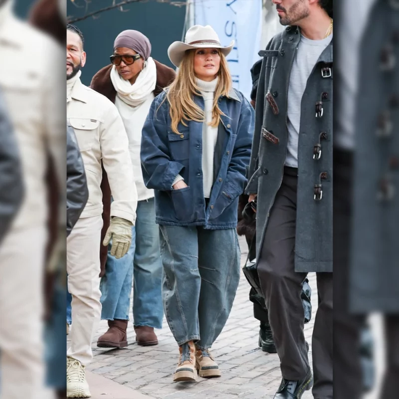 Aspen Jennifer Lopez Blue Denim Jacket