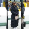Bears vs Packers Game Simone Biles Puffer Coat