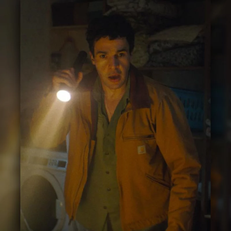 Blake Wolf Man 2025 Christopher Abbott Brown Jacket