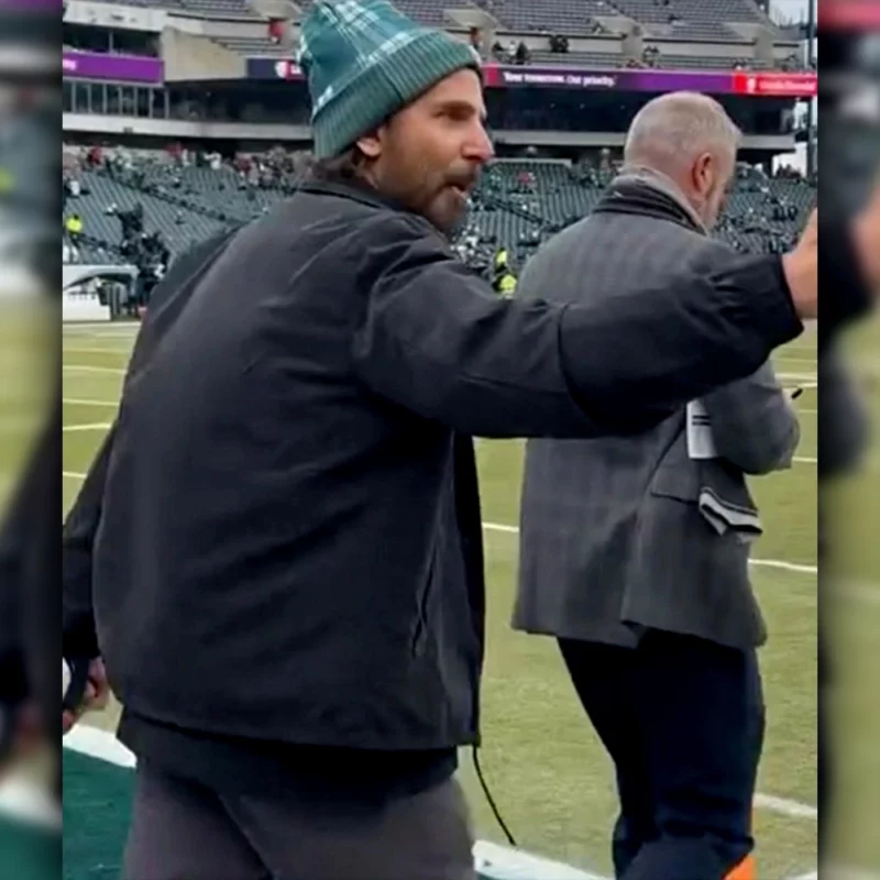 Bradley Cooper Eagles Black Jacket