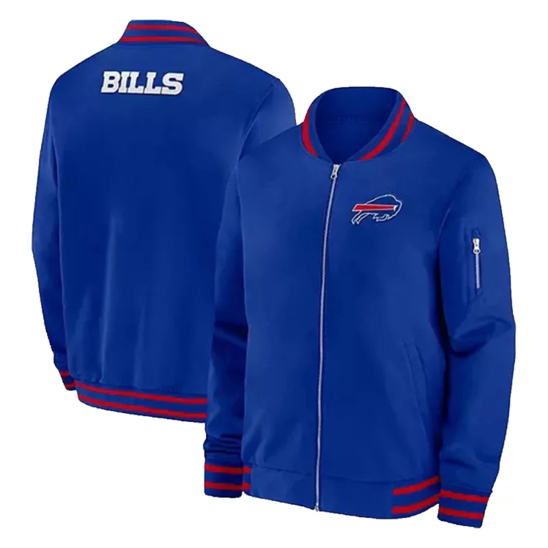 Buffalo Bills Coach Blue Bomber Jacket