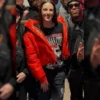 Caitlin Clark Red Puffer Jacket