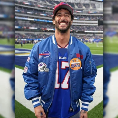 Daniel Ricciardo Buffalo Bills Varsity Jacket