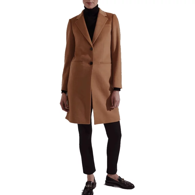 Deborah Ann Woll Brown Coat