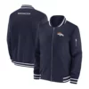 Denver Broncos Sideline Coach Blue Bomber Jacket