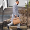Eagles-Rams Playoff Pregame Saquon Barkley Gray Wool Coat