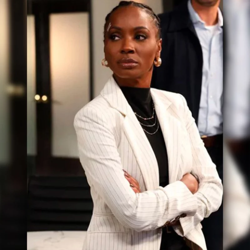 Found S02 Gabi Mosely Shanola Hampton Whiite Blazer