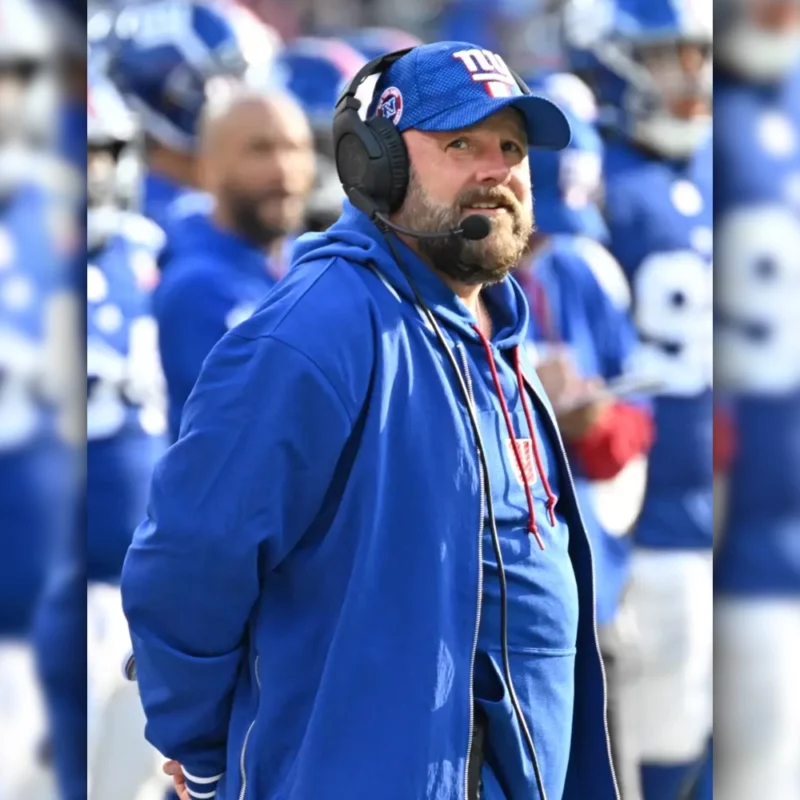Giants Coach Brian Daboll Bomber Blue Jacket