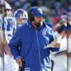 Giants Coach Brian Daboll NY Bomber Blue Jacket