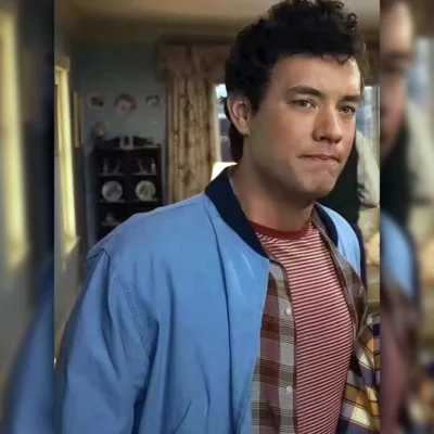 Here 2024 Tom Hanks Blue Jacket